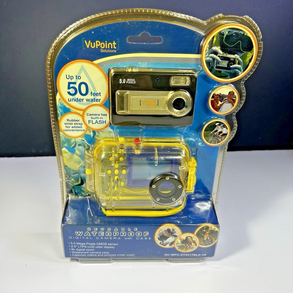 VuPoint Solutions 5.0 Mega Pixels Underwater Digital Camera with Waterproof Case